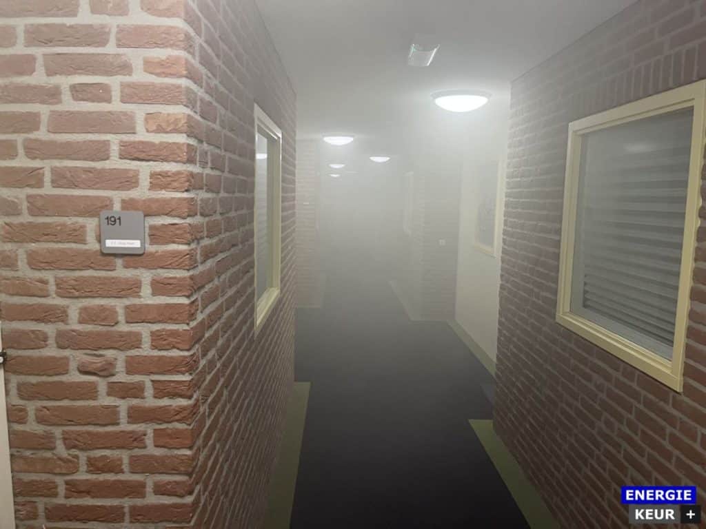 Rookproef bij een woonzorg centrum in Enschede