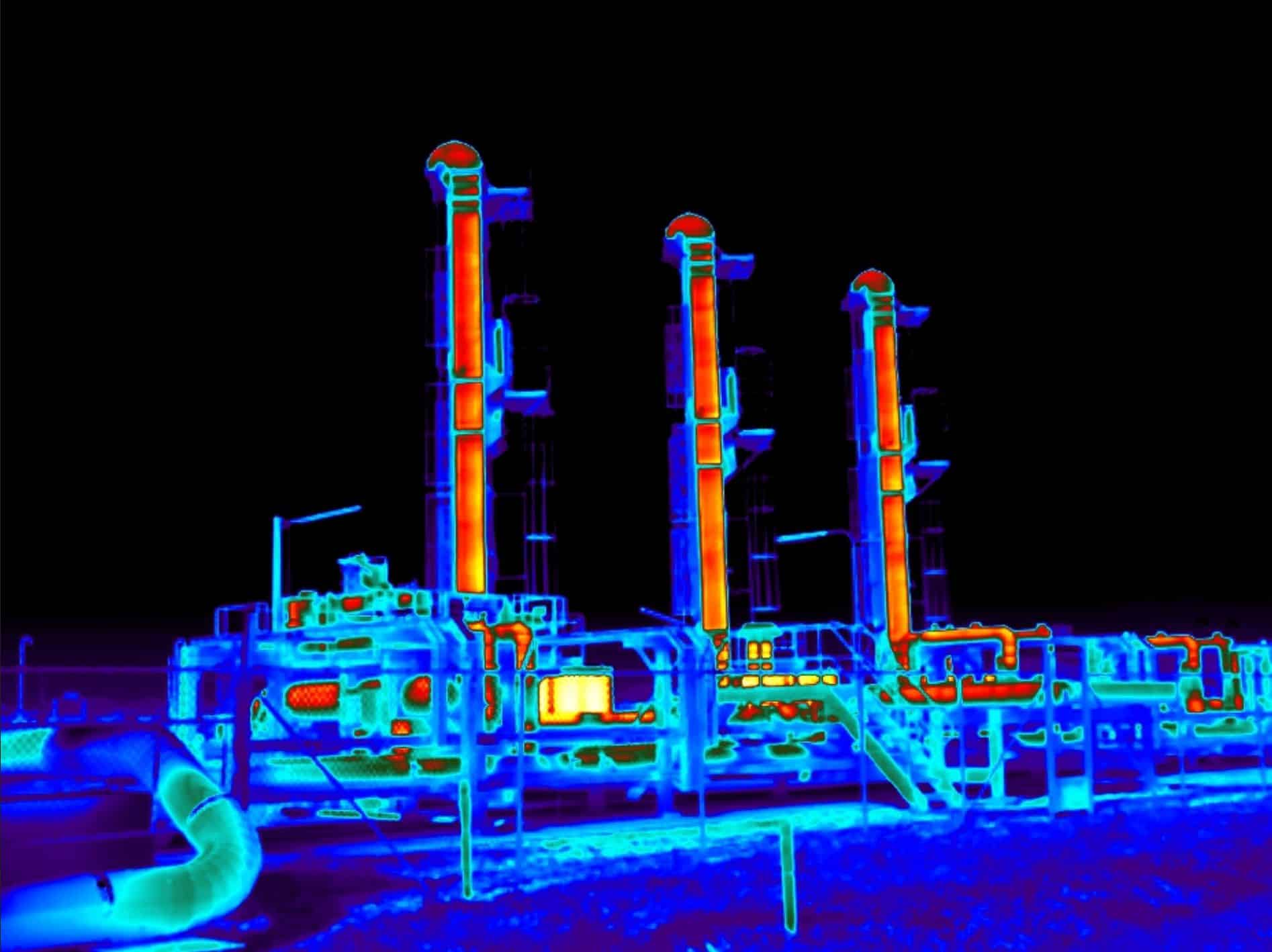 Thermografie in de olie- en gasindustrie  industrie