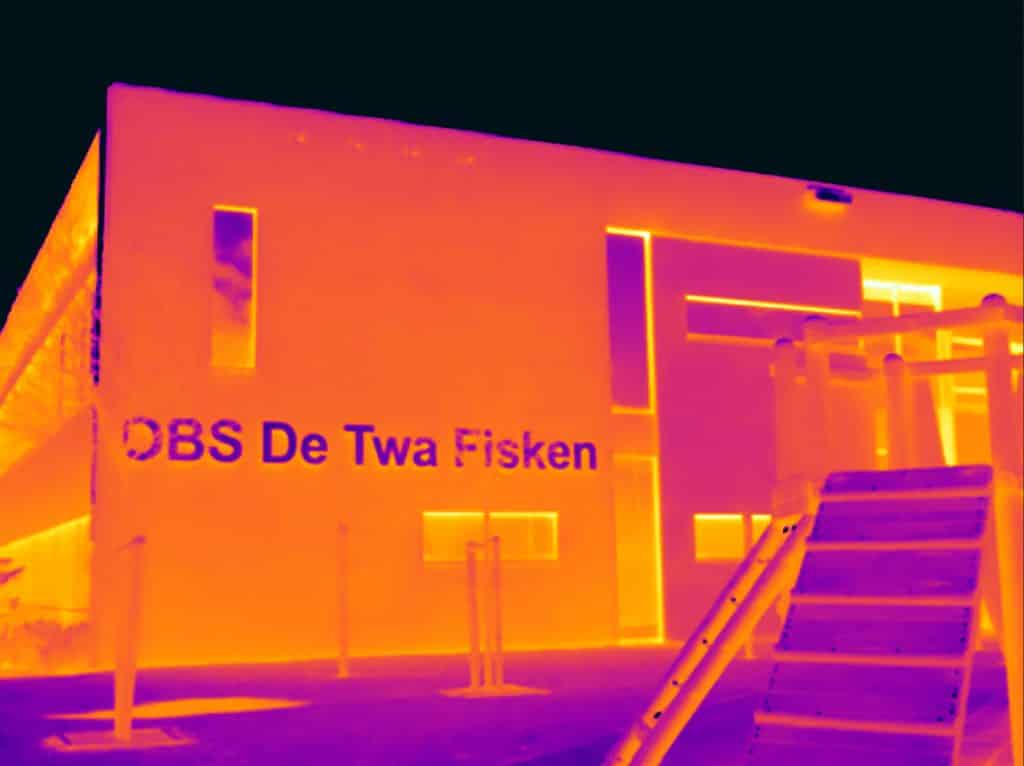 Thermografie bij OBS school De Twa Fisken in Grou