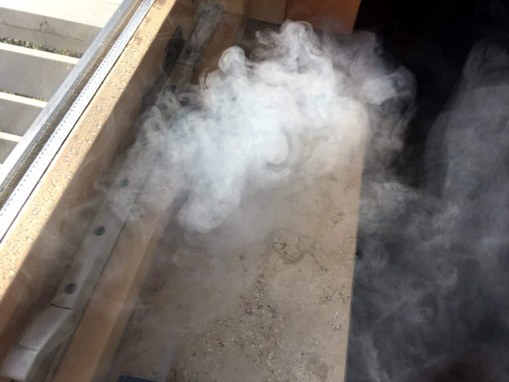 Rooktest bij tochtklachten in Biddinghuizen